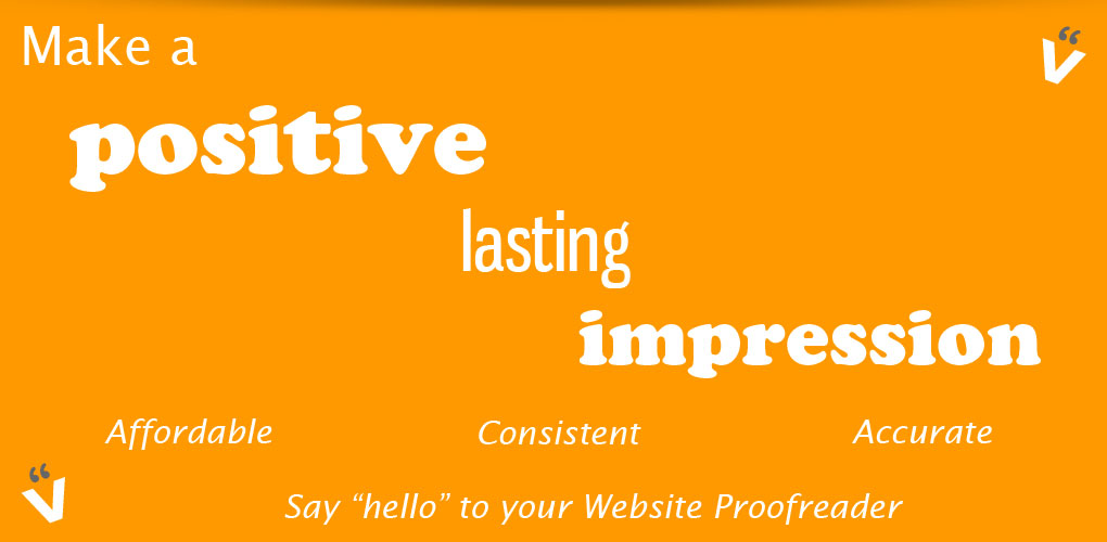 Accurate grammar, spelling and punctuation on your website